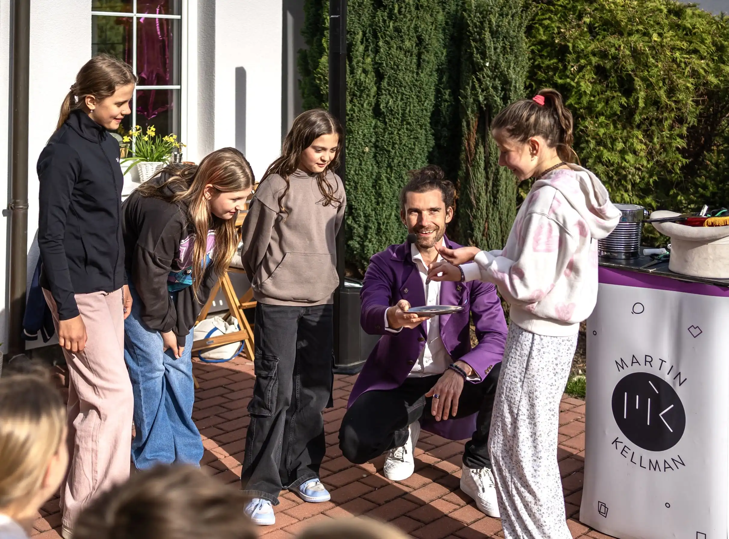 Martin Kellman – kouzelník při vystoupení